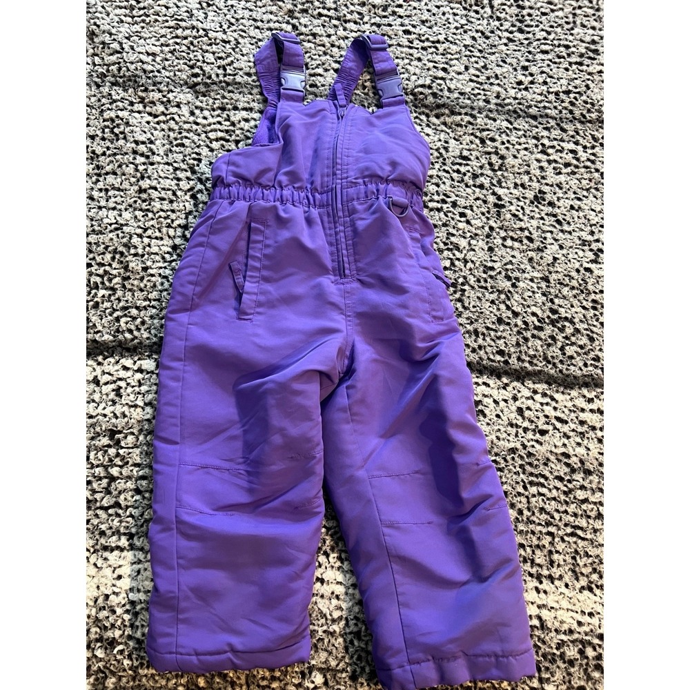 Girl's Purple Athletch Snow Pants Size 4T‎